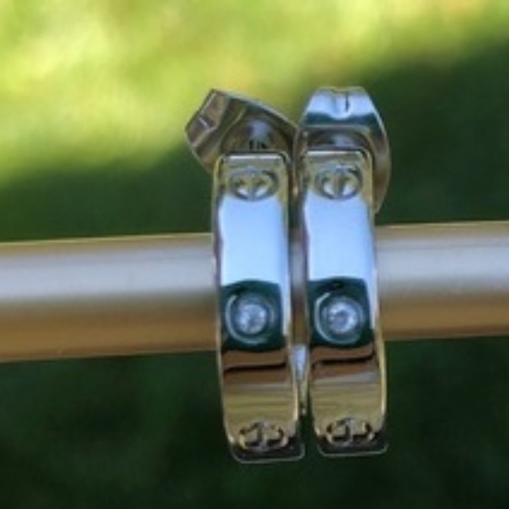 Love Screw Diamond 18K Rose Gold Filled Earrings - Picture 3 of 6